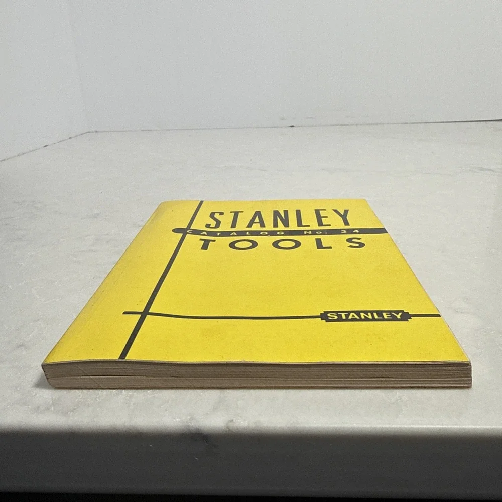 Stanley Tools Catalog No. 34 Vintage 1958 Edition PB Paperback EXCELLENT
